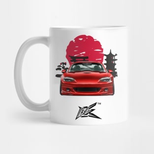 MAZDA MIATA NB STANCED RED Mug